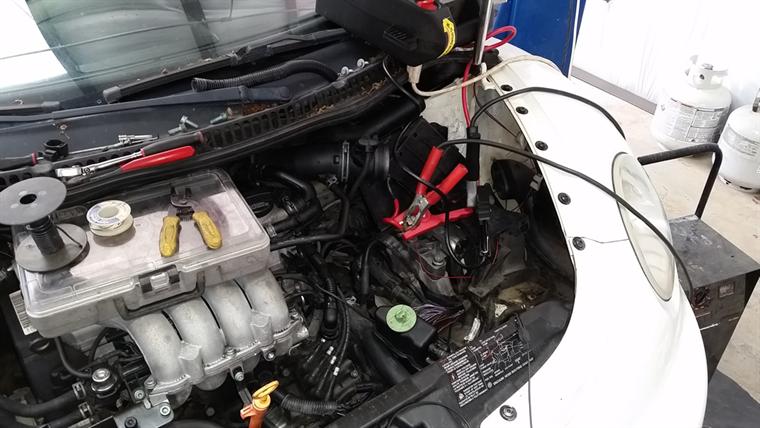 The fault, found. The wire was broken inside its own insulation.
